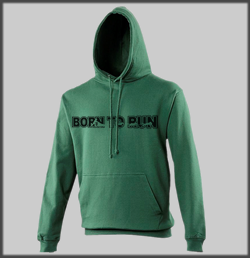 Born to Run Text Hoodie